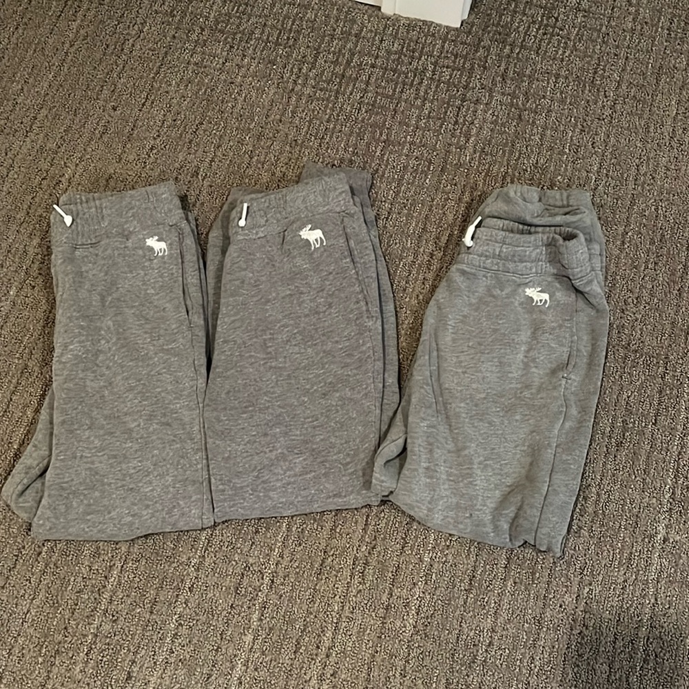 3 pairs of Abercrombie Joggers